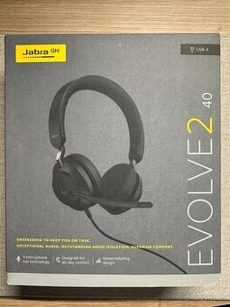 Prodám Jabra Evolve2 40 MS Stereo, USB-A