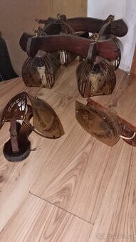 Lustr,sada světel mahagon