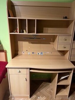 Pracovní stůl s policí - 1