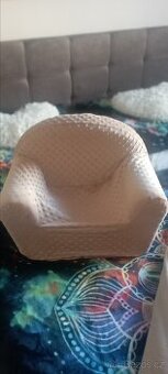 Pelíšek - křesílko růžové