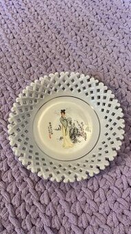 Talíř Furnishing porcelain, čínsky porcelán + váza