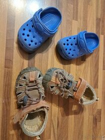 Sandálky na dološení a croscy vel. 24