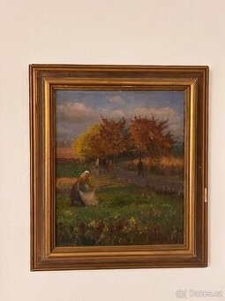 Josef Konečný - olej , obraz