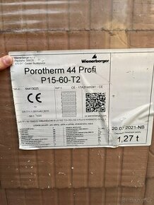 Porotherm 44 P15 Profi