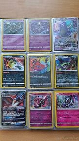 Sbírka Pokémon 209 karet, album, boxy, obaly