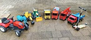 Dětské autíčka traktor šlapací a koloběžka