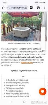 Vířivka na balkon nebo terasu