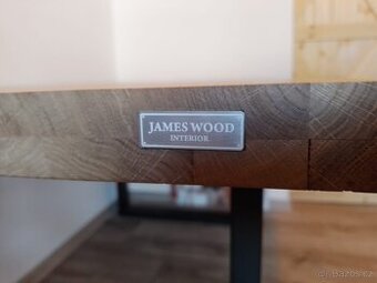 Jídelní stůl, dub, 160/75/90 cm, značka James WOOD