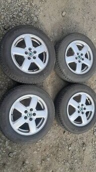ALU 15 " Škoda orig Eleganc zimní+letní 195/65 R15 - 1