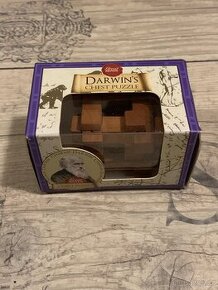 Dřevěný hlavolam Darwin - Dřevěná truhla - 1