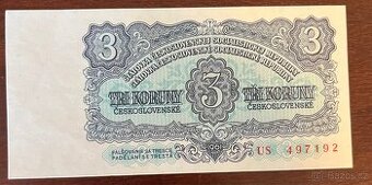 3 Kčs 1961 ČSSR - 1