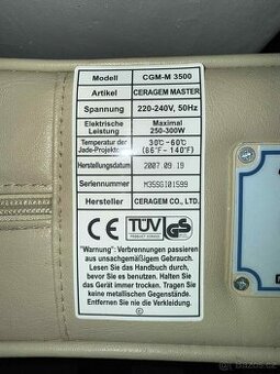 Termomasážní lehátko CERAGEM CGM-M 3500