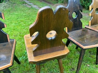 Chalupářské židle rustikální