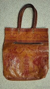 indická kožená taška