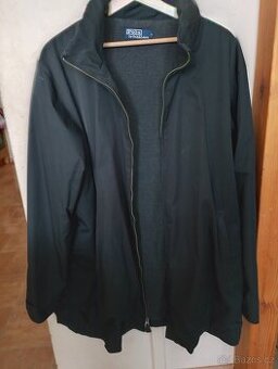 Polo Ralph Lauren delší pánská černá bunda s kapucí vel. XL