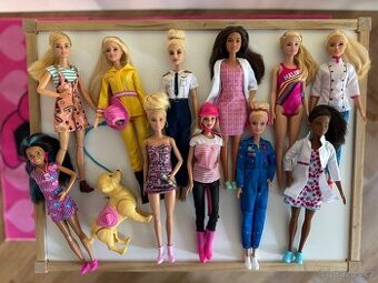 Barbie povolání a volný čas (panenky a herní sety)