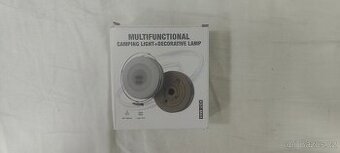 Kempingové světlo se světelným řetězem