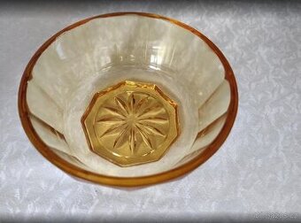 retro skl. miska SKLO UNION (přelom 70.-80. let)