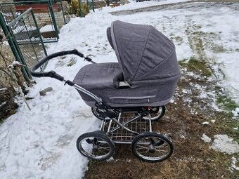 Kočárek Tutek Turan 2v1 + autosedačka Cybex Aton 4 Gold