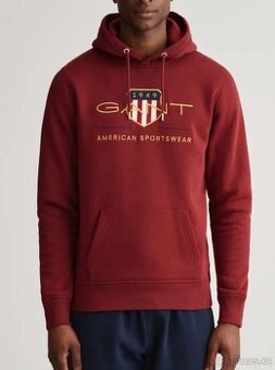 Pánská červená mikina Gant v. M