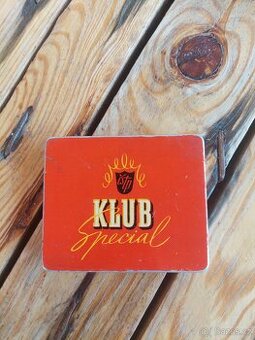 Plechová krabička na cigarety Klub