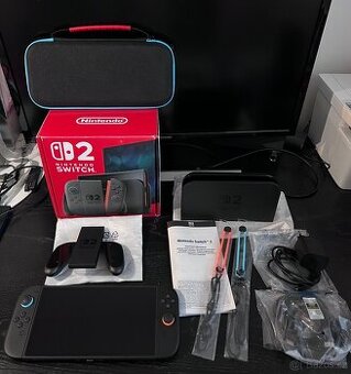 Nintendo Switch 2 v záruce a pouzdro včetně ochranného skla