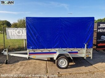 Nákladní přívěs BASTION 7527 U vč. konstrukce a plachty