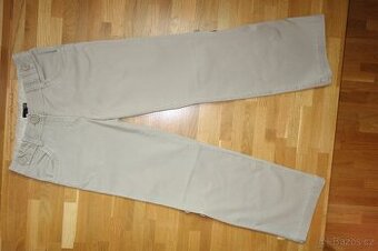 N.O.V.É dámské béžové roll-up kalhoty vel. 36