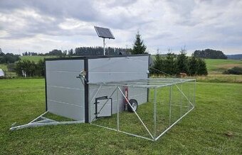 Mobilní kurník zateplený 4x2,1x2m