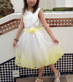 Luxusní dívčí společenské šaty z Dubaje vel. 9-10 let - 1