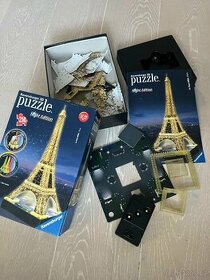3D svítící puzzle Eiffelova věž