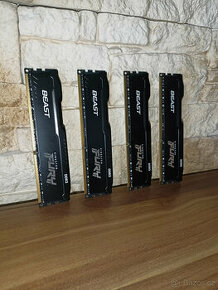Kingston Fury Beast Black 32GB (4x8GB) DDR3 1866Mhz
