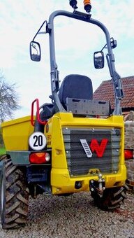 3tunový dumper Wacker DW30 s otočnou korbou
