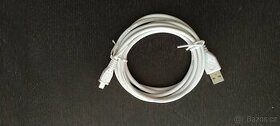 USB kabel micro 1,8m , bílý - 1