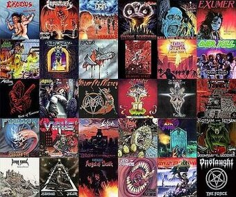 stare CD s metalovou hudbou