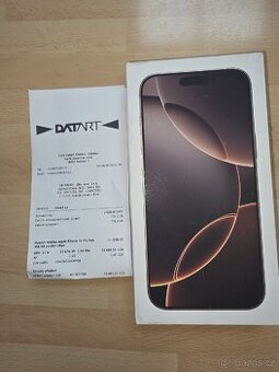 iPhone 16 Pro Max 256 GB Nerozbalený. Záruka Datrt 2 roky
