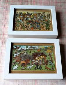 JOSEF LADA - Zvířátka u jesliček + Rvačka v hospodě