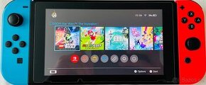 Nintendo Switch + hry + příslušenství - TOP STAV