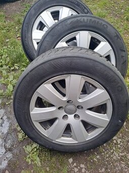 Alu kola 5x112 originál Audi 225/55 R16