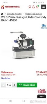 Prodám zachytávání dešťové vody