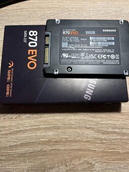 NOVÝ, rychlý a značkový Samsung SSD 870 EVO SATA 2.5” 500GB