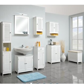 Set tří koupelnových skříněk Sconto Jarell