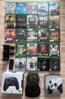 Hry a ovladače Xbox One a Series X