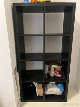 IKEA KALLAX policový díl, černohnědá, 77x147 cm