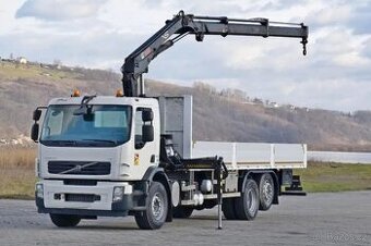 VOLVO FE 320 - 6x2 – Valník + HR-HIAB 144 B-2 HIDUO