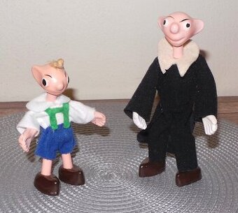 Staré figurky Spejbla a Hurvínka