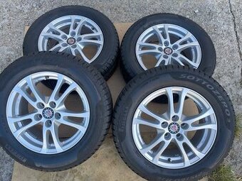 Alu kola 5x112.r16. Zimní pneu 215/60/16.Škoda,Vw,Audi,Seat.