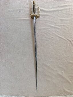 Francouzský gravírovaný důstojnický kord - 1790-1820 - I.C.B