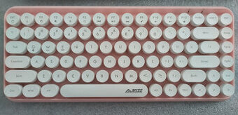 AJAZZ 380i Bezdrátová/Bluetooth klávesnice - růžová