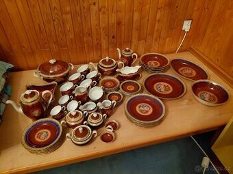 Set porcelánu Tři grácie Moritz Zdekauer Czechoslovakia